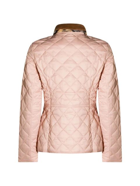 Barbour Deveron corduroy-collar quilted jacket - Pink - zdjęcie produktu nr 2