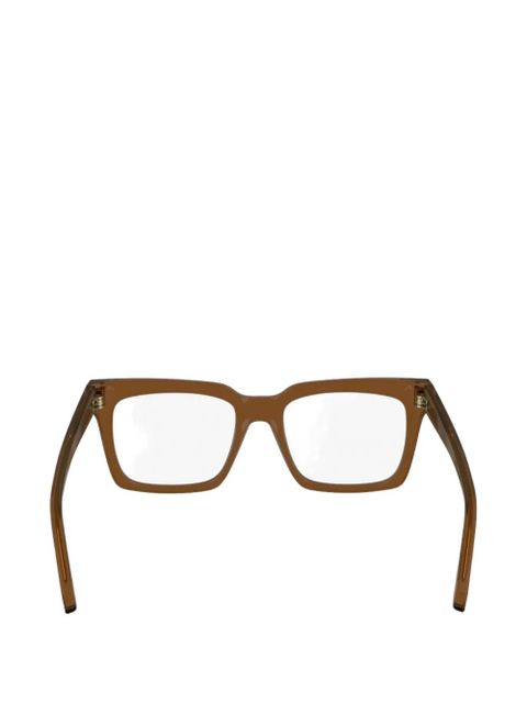 Ferragamo square full-rim eyeglasses - Brown - zdjęcie produktu nr 1