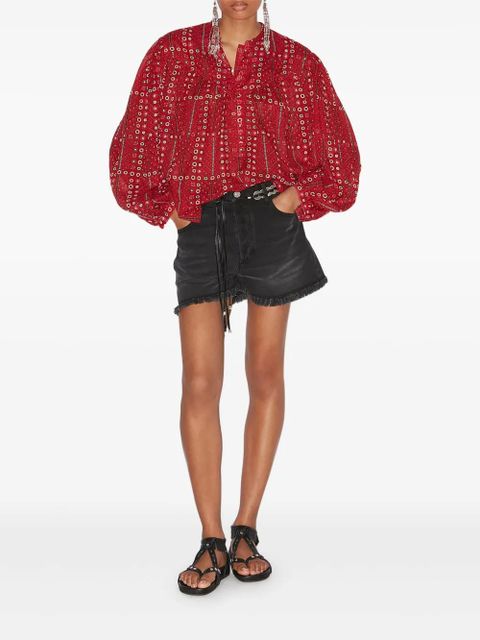 MARANT ÉTOILE Salika blouse - Red