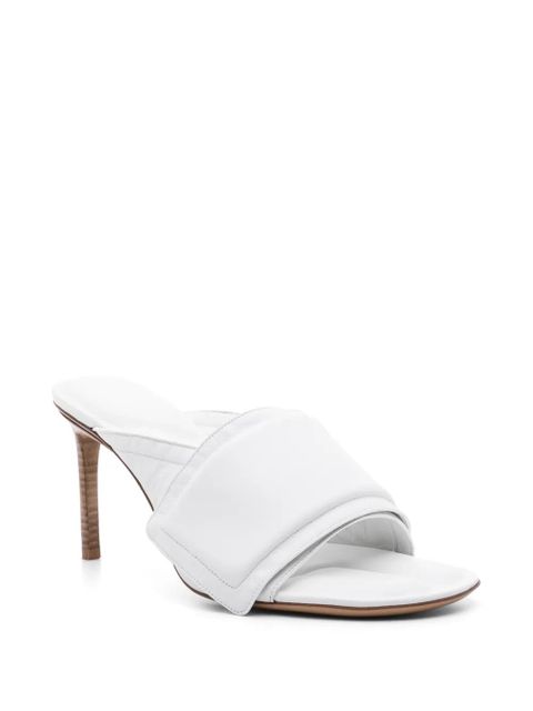 Jacquemus Les Mules Aqua 80mm leather mules - White