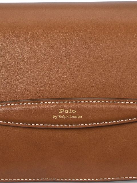 Polo Ralph Lauren torebka skórzana kolor brązowy 428971315 - zdjęcie produktu nr 2
