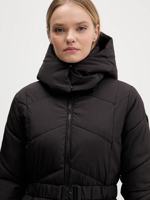 Desigual kurtka BELT kolor czarny przejściowa 25WWEW30