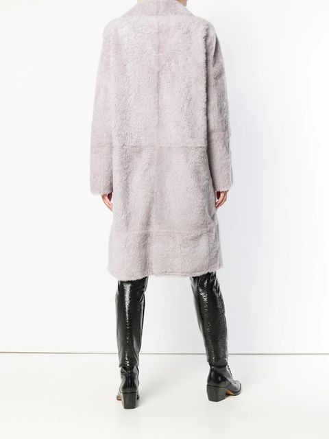 Yves Salomon Lacon coat - Pink