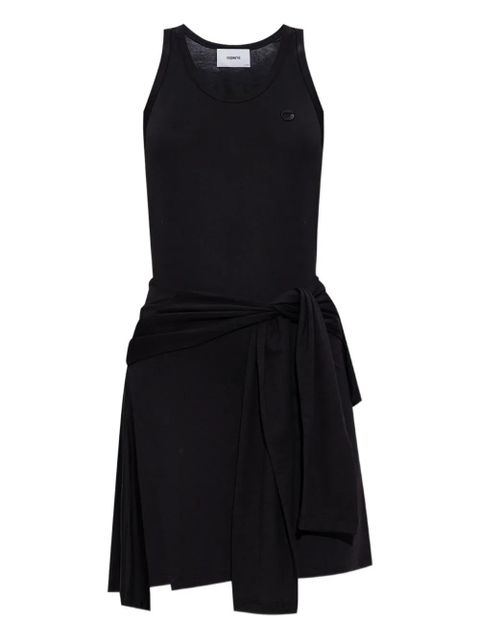Coperni tie-front mini dress - Black - zdjęcie produktu nr 1