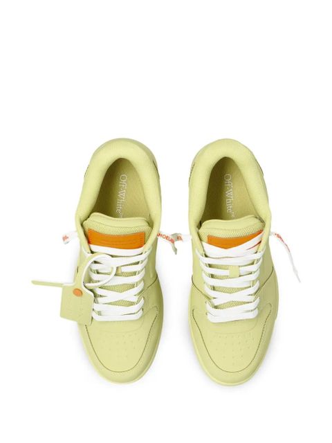 Off-White Out Of Office leather sneakers - Yellow