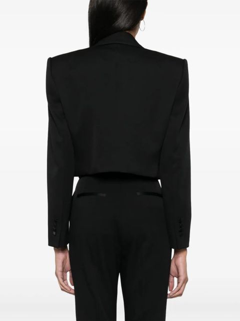 Dolce & Gabbana tailored cropped blazer - Black