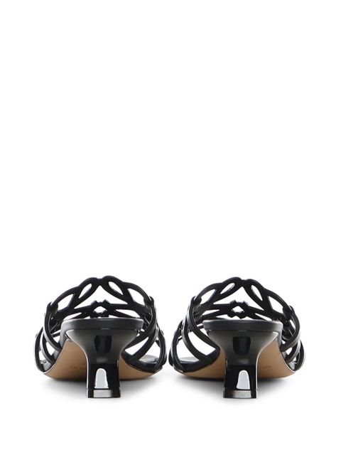 LOEWE Anagram knotted heeled sandals - Black