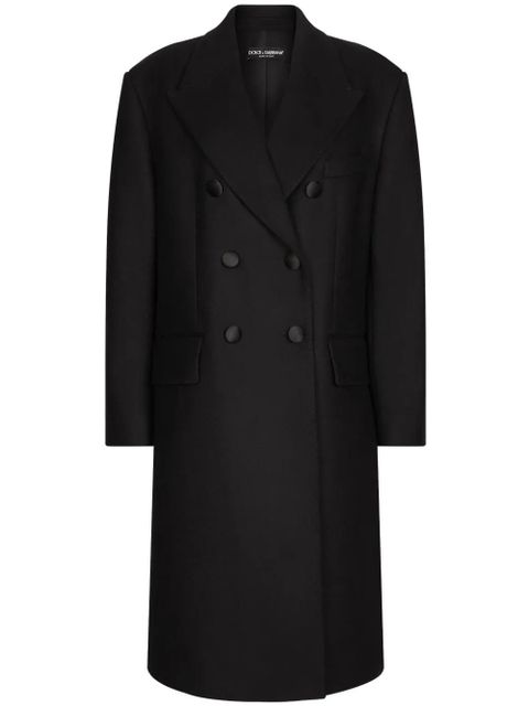 Dolce & Gabbana double-breasted coat - Black - zdjęcie produktu nr 1