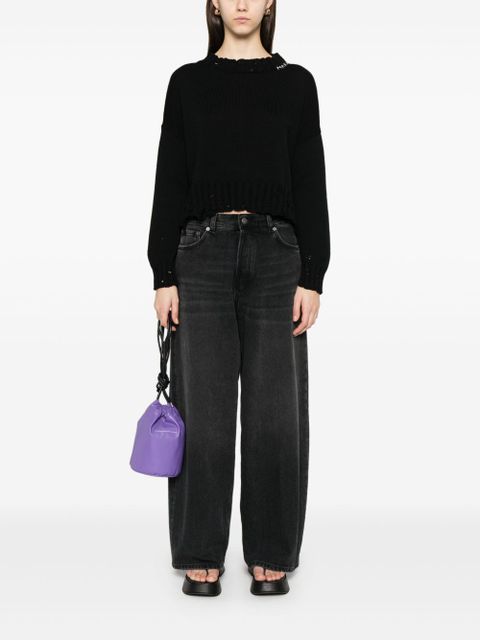 Marni dishevelled cotton sweater - Black - zdjęcie produktu nr 2