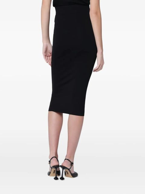 ENTIRE STUDIOS ribbed-knit pencil skirt - Black