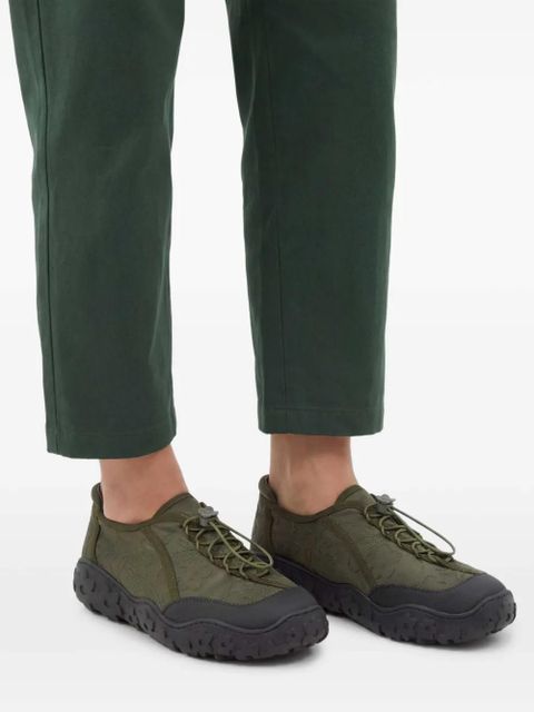 Cecilie Bahnsen Alina satin sneakers - Green