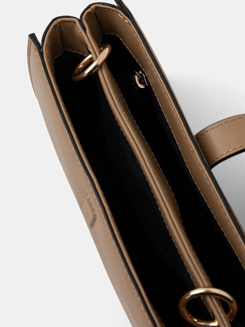 Tommy Hilfiger torebka kolor beżowy AW0AW18005