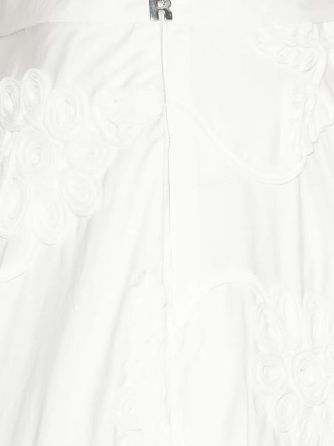 ROTATE BIRGER CHRISTENSEN flower maxi skirt - White