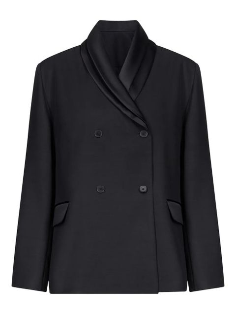 LouLou de Saison Jiha double-breasted shawl collar jacket - Black - zdjęcie produktu nr 1