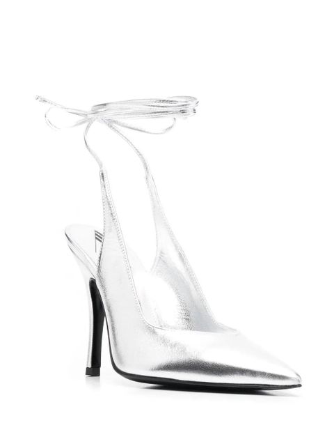 The Attico Venus 120mm pumps - Silver