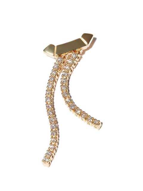 EÉRA 18kt yellow gold diamond single earring - zdjęcie produktu nr 2