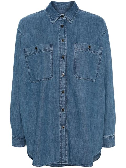 MARANT ÉTOILE Verane button-up denim shirt - Blue - zdjęcie produktu nr 1