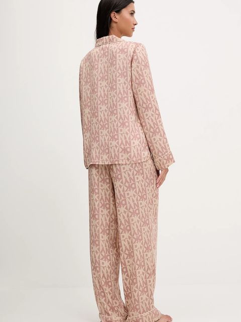 Dkny piżama damska kolor beżowy YI80061