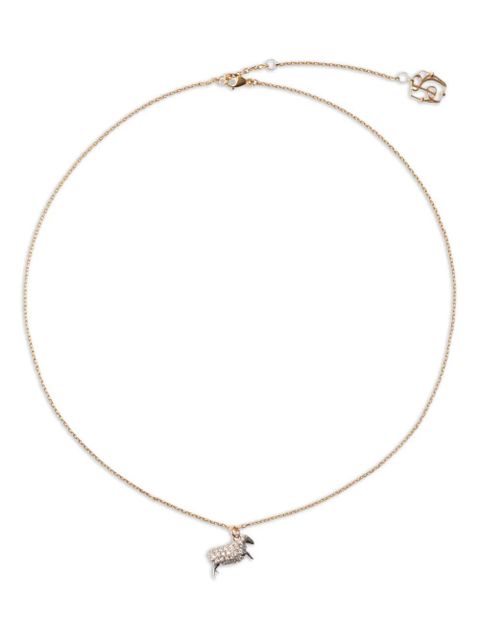 Burberry Sheep-charm chain-link necklace - GOLD / SILVER / CLE - zdjęcie produktu nr 1