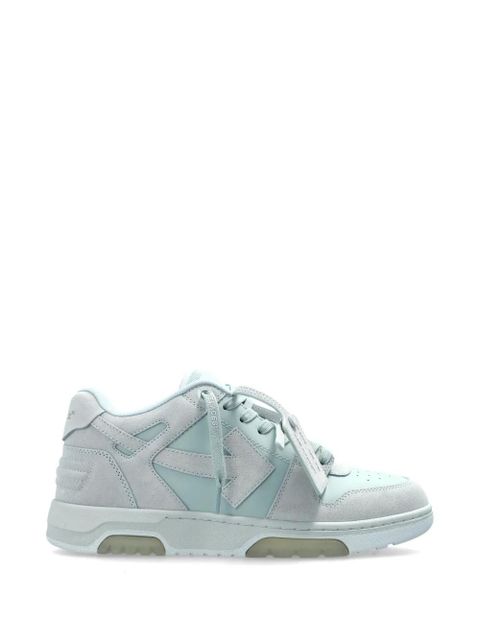 Off-White Out of Office suede arrow-appliqué sneakers - Blue - zdjęcie produktu nr 1