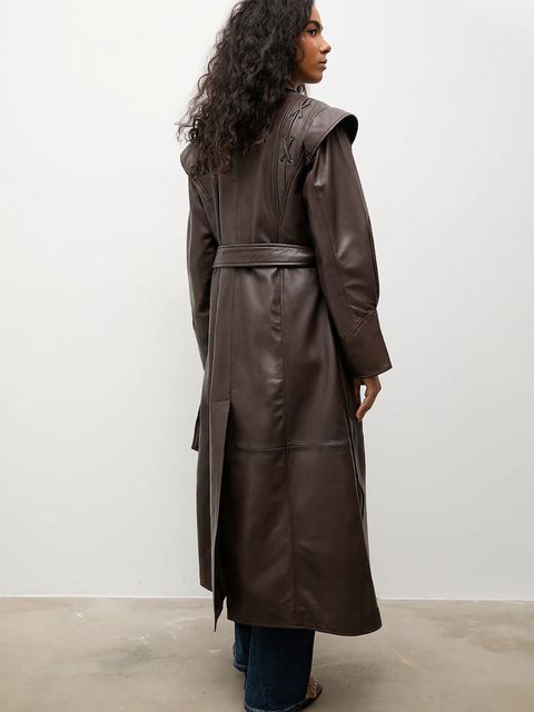 Answear.LAB płaszcz skórzany
