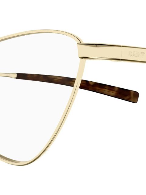 Saint Laurent Eyewear cat-eye glasses - Gold