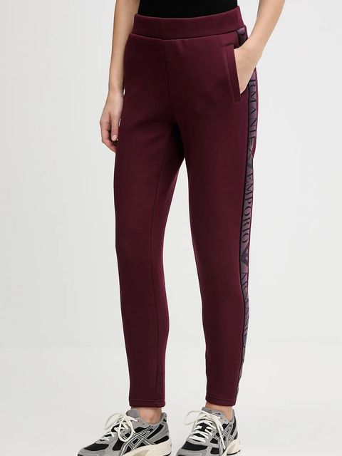 EA7 Emporio Armani dres damski kolor bordowy AF13151.7W000680