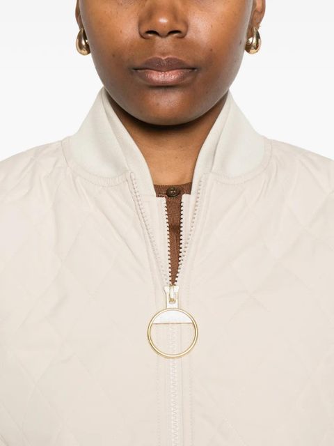 Barbour quilted zip-up jacket - Neutrals