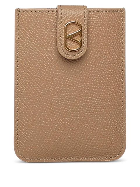Valentino Garavani logo-plaque bifold wallet - Neutrals - zdjęcie produktu nr 1