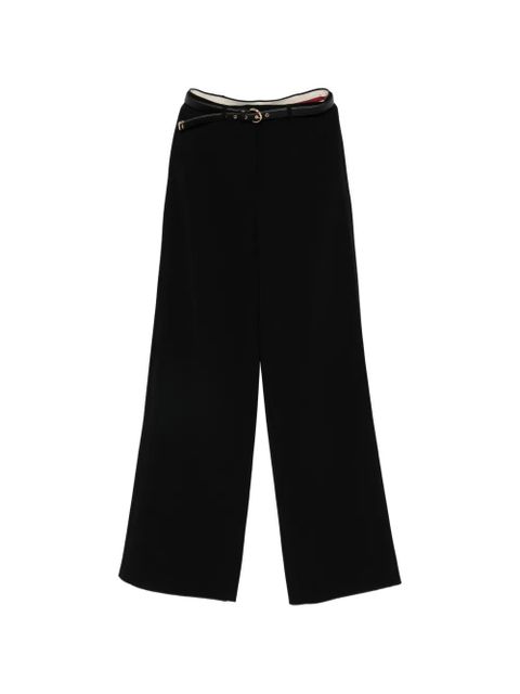Max Mara fluid belt trousers - Black - zdjęcie produktu nr 1