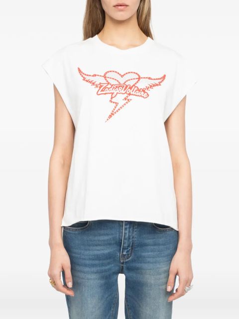 Zadig&Voltaire Cloe heart T-shirt - White