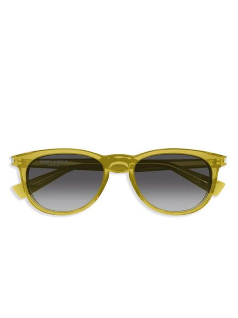 Saint Laurent Eyewear oval-frame sunglasses - Yellow - zdjęcie produktu nr 1