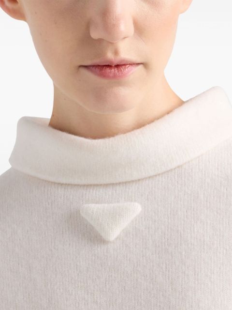 Prada wool knitted top - Neutrals