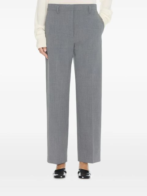 The Row wool zip trousers - Grey - zdjęcie produktu nr 1