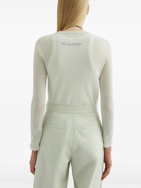 Jil Sander layered sweater - White