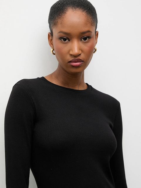 Answear.LAB longsleeve kolor czarny