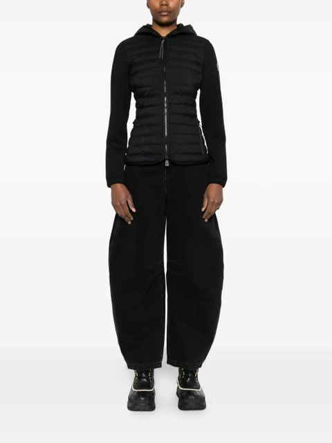 Moncler Grenoble hooded zip-up cardigan - Black - zdjęcie produktu nr 2