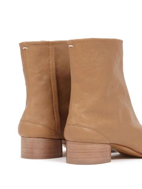 Maison Margiela Tabi 30mm leather ankle boots - Neutrals - zdjęcie produktu nr 2