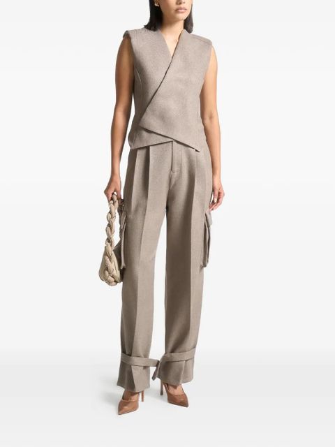 Manière De Voir Danielle pleated trousers - Neutrals