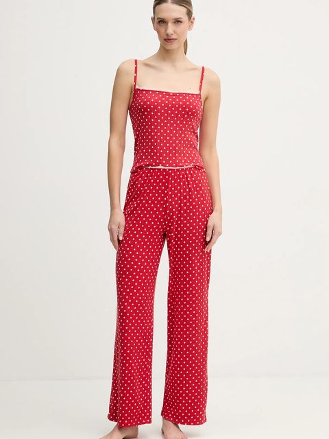 Abercrombie & Fitch top piżamowy damska kolor czerwony KI146-5103-500