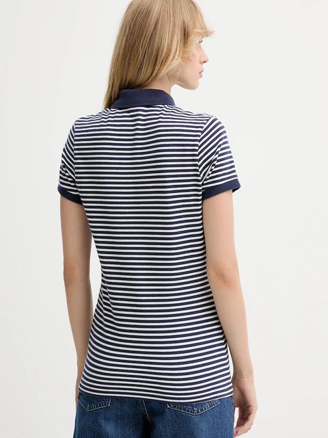 Levi's polo damski kolor granatowy 52599