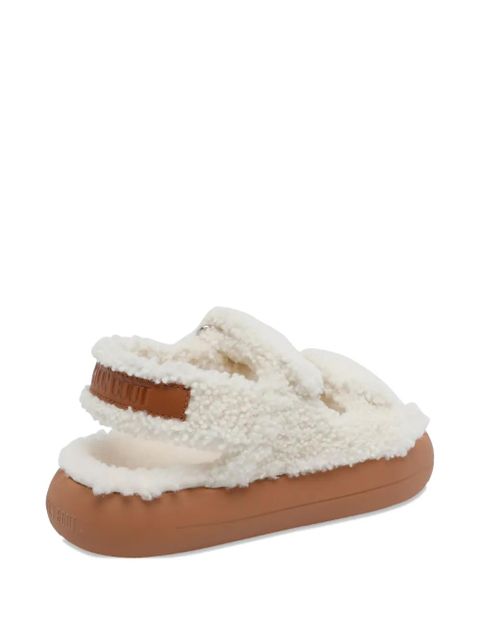 Moon Boot shearling platform sandals - White - zdjęcie produktu nr 2