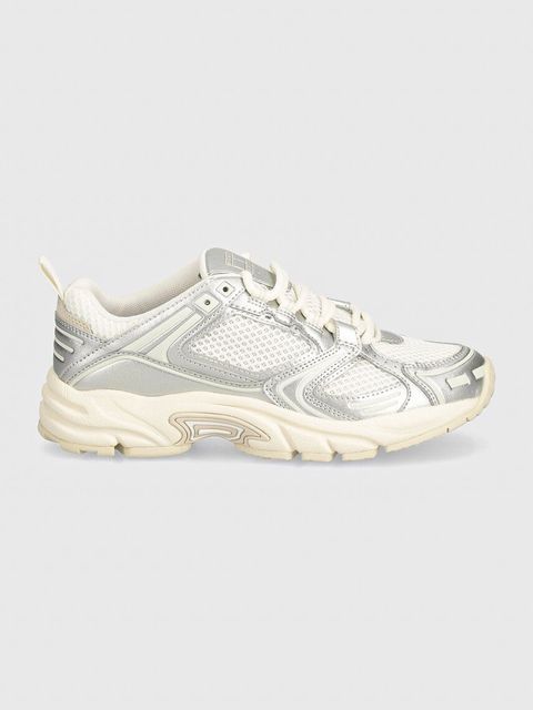 Tommy Jeans sneakersy TJW ARCHIVE RETRO RUNNER kolor srebrny EN0EN02673