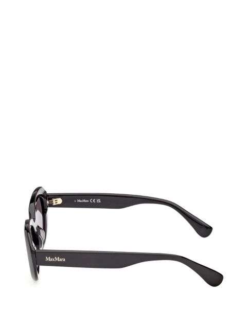 Max Mara Eyewear oval-frame sunglasses - Black