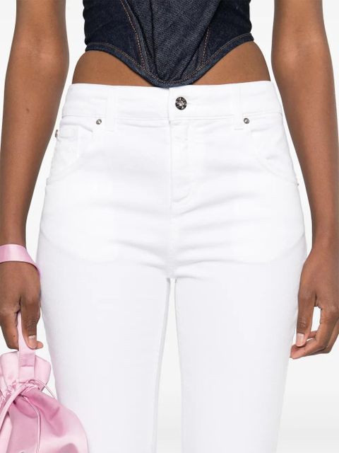 Blumarine bootcut jeans - White