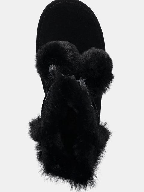 Liu Jo śniegowce zamszowe JIL 05 kolor czarny SF5101PX00222222