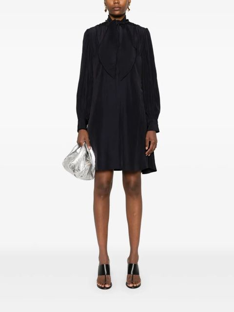 Lanvin draped mini dress - Blue