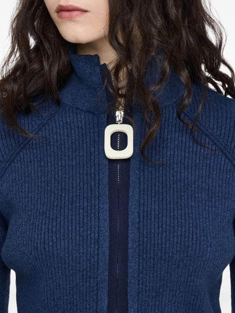 JW Anderson zip-up cardigan - Blue - zdjęcie produktu nr 2