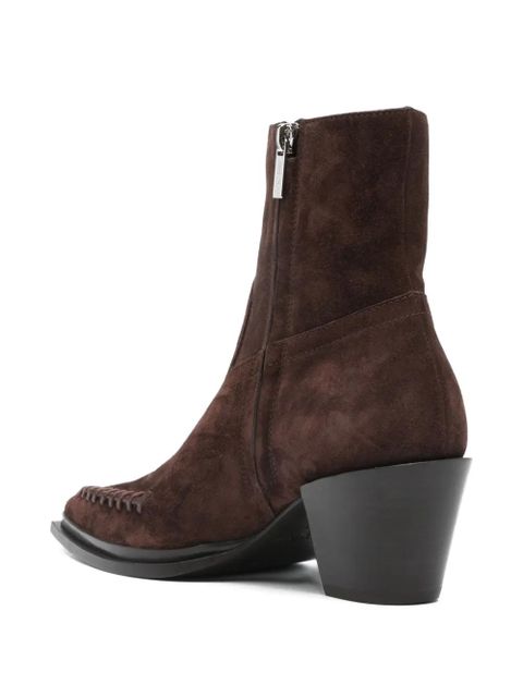 Jimmy Choo 60mm Cece pointed-toe boots - Brown