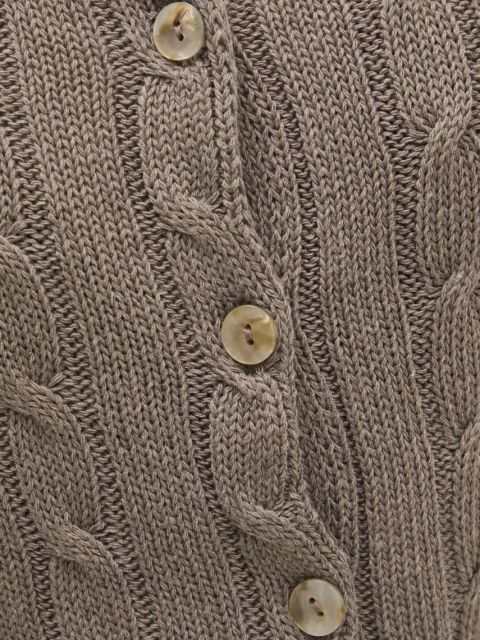 Answear.LAB kardigan damski kolor brązowy lekki